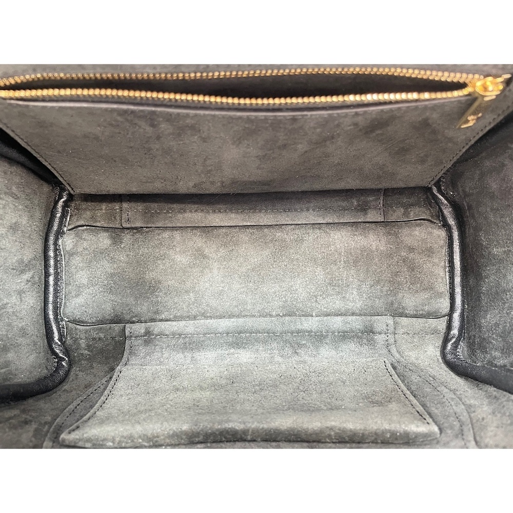 Celine Little Luggage Shoulder Bag, Black - Picture 12 of 14